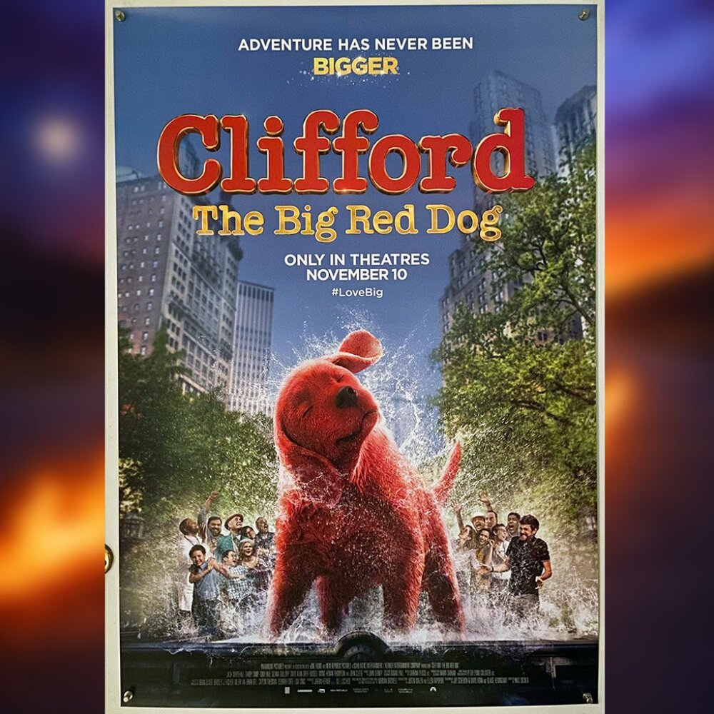 CLIFFORD THE BIG RED DOG (2021) - ORIGINAL SINGLE SIDED MOVIE POSTER